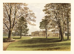 Palácio de Hamilton, Lanarkshire, Escócia. ,1880 (gravura)