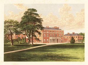 Trafalgar House, Wiltshire, Inglaterra. ,1880 (gravura) de Alexander Francis (after) Lydon