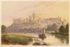 Castelo de Windsor, Berkshire, Inglaterra. 1880 (gravura)