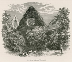 Abadia de Dryburgh, a janela de Santa Catarina de Alexander Francis Lydon