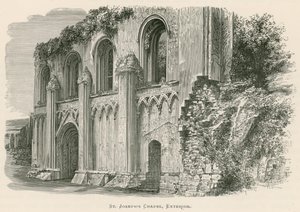 Abadia de Glastonbury, Capela de São José, Exterior