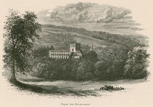 Abadia de Jedburgh, do Sudeste de Alexander Francis Lydon