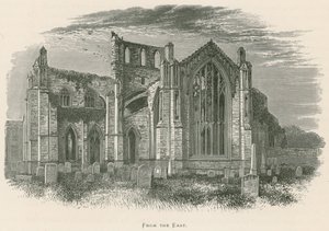 Abadia de melrose, do leste