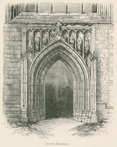 Abadia de melrose, porta sul de Alexander Francis Lydon