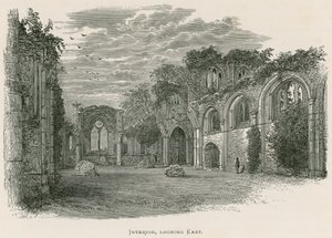 Netley Abbey, Interior, olhando para o leste de Alexander Francis Lydon