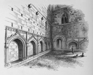 The Cloisters, Melrose Abbey, c1880, 1897 de Alexander Francis Lydon