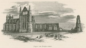 Abadia de Whitby, do noroeste de Alexander Francis Lydon
