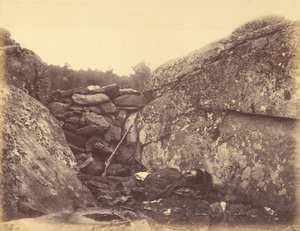 Casa de um atirador rebelde, Gettysburg