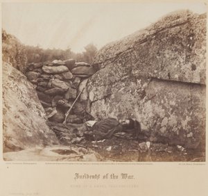 Lar de um Rebel Sharpshooter, Gettysburg, Julho