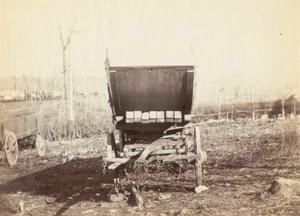 Sem título, [Carroça de bateria de telégrafo de campo] de Alexander Gardner