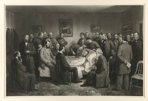 Lincoln em seu leito de morte