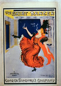 Cartaz publicitário &39;The Dirt Dancer&39;, realizado pela empresa de George Ridgwell