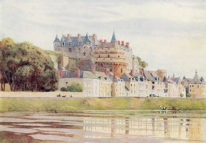 Amboise, o Castelo (lito colorido) de Alexander Henry Hallam Murray