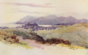 Cannes e as Montanhas Esterel (lito a cores) de Alexander Henry Hallam Murray