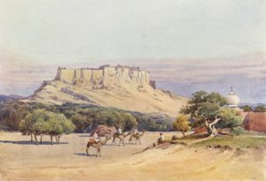Jodhpur, vista geral do forte de Alexander Henry Hallam Murray