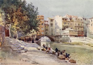Narbonne, "O Canal dos Dois Mares" (lito a cores) de Alexander Henry Hallam Murray