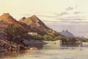 A Ana Sagar, Ajmere (cor litho) de Alexander Henry Hallam Murray