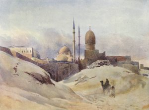 A cidadela, Cairo, em uma tempestade de areia de Alexander Henry Hallam Murray