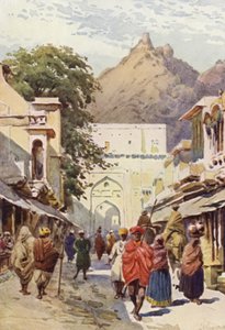 A rua principal de Alwar de Alexander Henry Hallam Murray