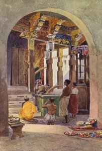 O Templo do Dente, Kandy, Interior de Alexander Henry Hallam Murray