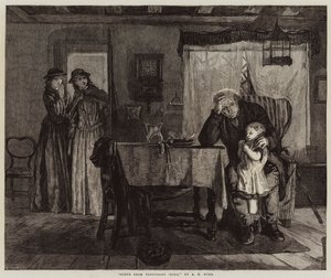 Cena de &39;Dora&39; de Tennyson de Alexander Hohenlohe Burr