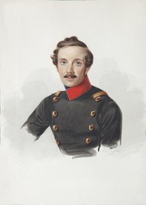 Retrato de Arist Fyodorovich von Gersdorff 1805-1883, 1840