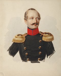 Retrato de Nikolay Fyodorovich Plautin 1794-1866, 1839-1843