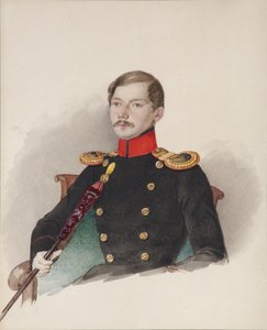 Retrato de Vasily Vasilievich Engelhardt 1814-1868, 1839-1840