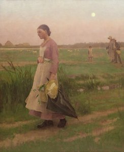Retiradores de lúpulo retornando, 1883