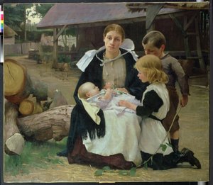 O novo bebê, c.1886-88