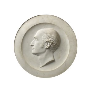 Retrato do perfil do Rev. Dr. Henry Wellesley, 1856 (mármore de carrara)
