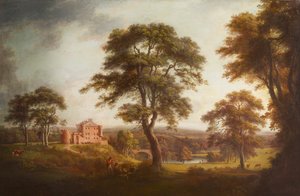 Castelo de Dalhousie (óleo sobre tela)