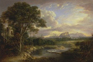 Vista da cidade de Edimburgo de Alexander Nasmyth
