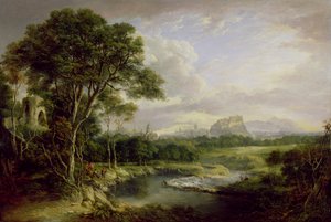 Vista da cidade de Edimburgo, c.1822 (óleo sobre tela)