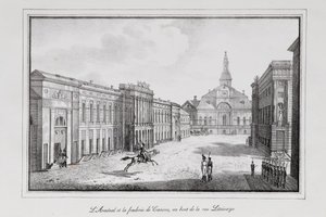 Vista do Arsenal e da Fundição na Série São Petersburgo Vistas de São Petersburgo, década de 1820