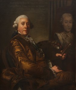 Auto-retrato, de Roslin, Alexander (Alexandre) (1718-1793). Óleo sobre tela. Tamanho: 100x85 cm. Nationalmuseum Estocolmo de Alexander Roslin