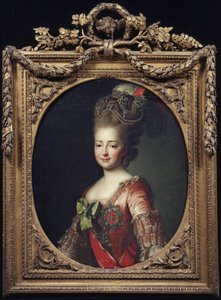 Retrato da grã-duquesa Sofia, segunda esposa do czarevich Paulo de Alexander Roslin