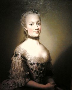 Retrato de Katarzyna Mniszech, nascida Zamoyska de Alexander Roslin