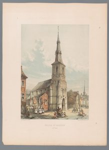 Vista da igreja de St. Martin em Sint-Truiden
Église de St. Martin à St. Trond (título sobre o objecto) de Alexander Schaepkens