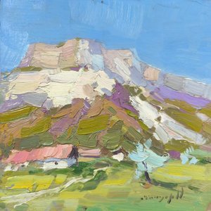 Paisagem da Montanha Luminosa de Alexander Shandor