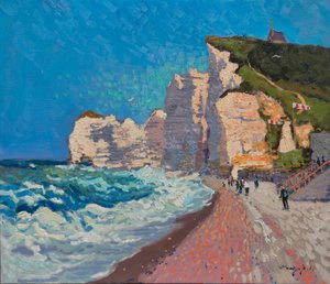 Falésias Costeiras de Etretat de Alexander Shandor