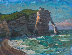 Normandia, Étretat, Estudo 2 de Alexander Shandor