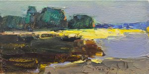 Paisagem abstrata vibrante de Alexander Shandor