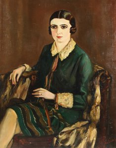 Retrato de Lilya Brik 1891-1978, 1921 de Alexander Silins
