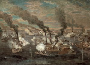 Grande Batalha Naval de Memphis, Tennessee, em 6 de junho de 1862 de Alexander Simplot