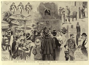 As Férias da Páscoa, reabertura do Alexandra Palace de Alexander Stuart Boyd