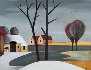Paisagem serena de inverno de Alexander Trifonov
