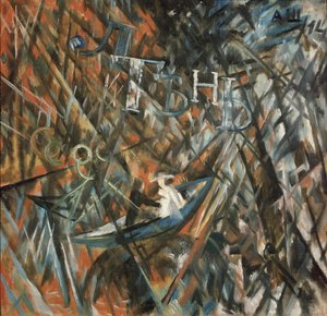 Composição rayonista. Ociosidade e sombra, 1914