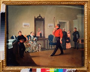 Pacífica Marsomania - Pintura de Alexander Vasilyevich Ustinov (1796-1868), óleo sobre tela de Alexander Vasilyevich Ustinov