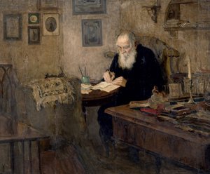 Retrato de Leo Tolstoi